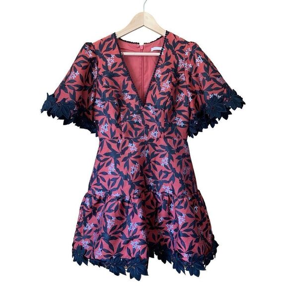 La Maison Talulah Viletta Mini Dress Rust, Black Size XS‎ - Picture 5 of 12